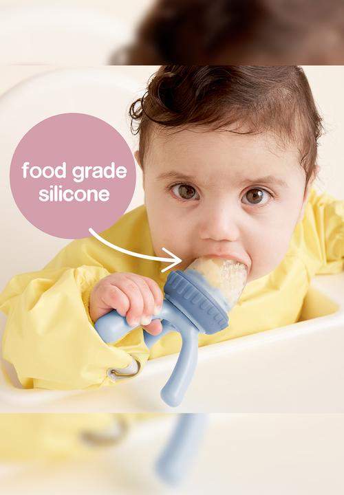 b.box - Silicone Fresh Food Feeder - Lullaby Blue