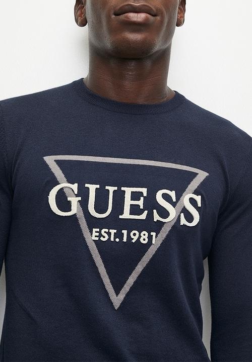 GUESS - Fabian vn logo swtr - smart blue