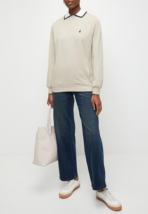POLO - Wmn hannah track top - putty
