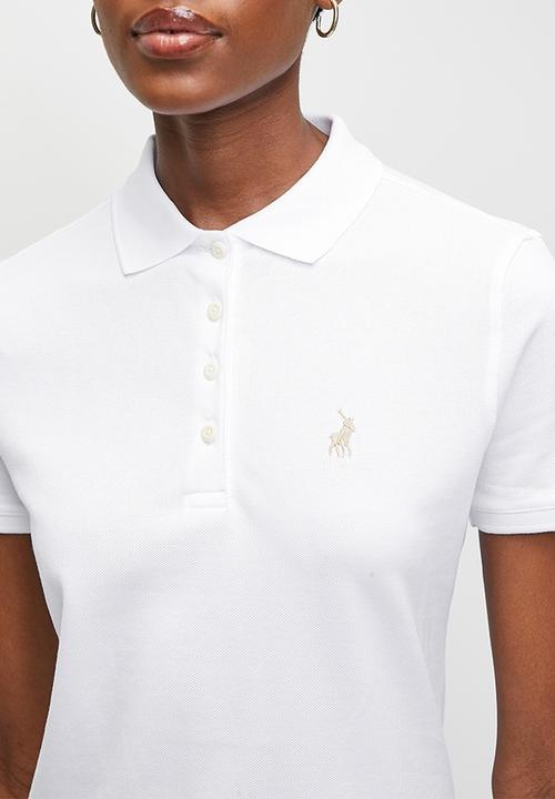 POLO - Wmn margot short sleeve golfer - white