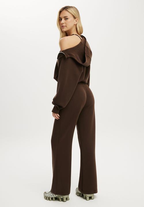 Cotton On - Ultimate Soft Wide Leg Pant - French Roast