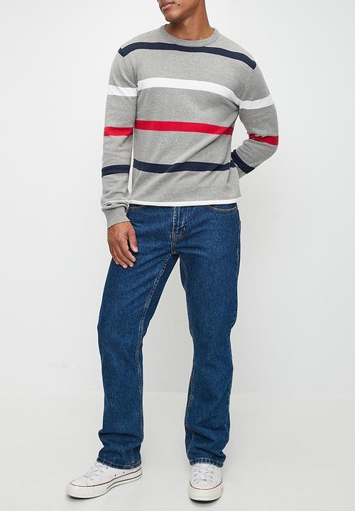 Brave Soul - Knitwear - Light Grey Marl