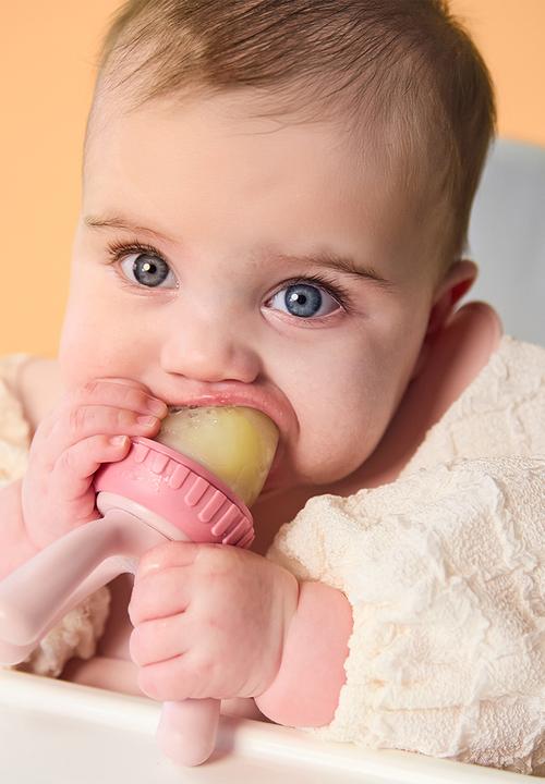 b.box - Silicone Fresh Food Feeder - Blush