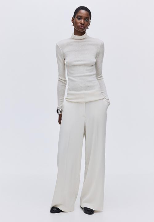H&M - Wide trousers - white