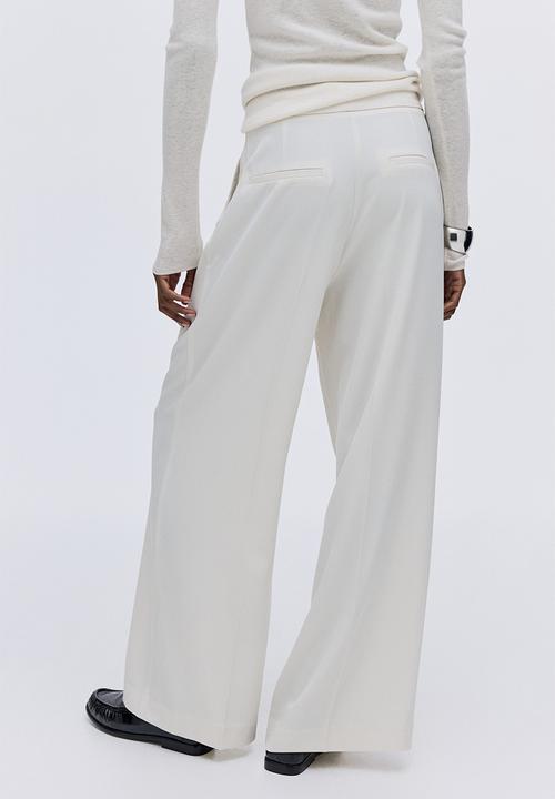 H&M - Wide trousers - white