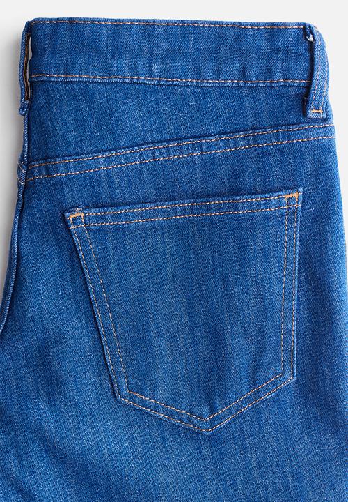 H&M - Flared low jeans - denim blue
