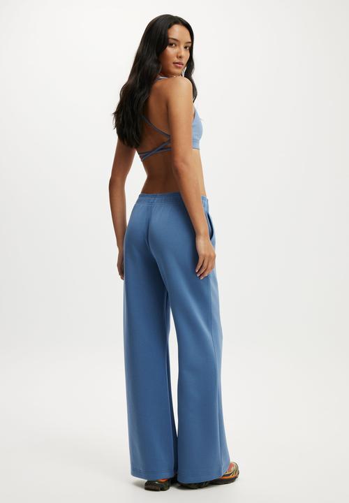 Cotton On - Ultimate Soft Wide Leg Pant - Infinity Blue