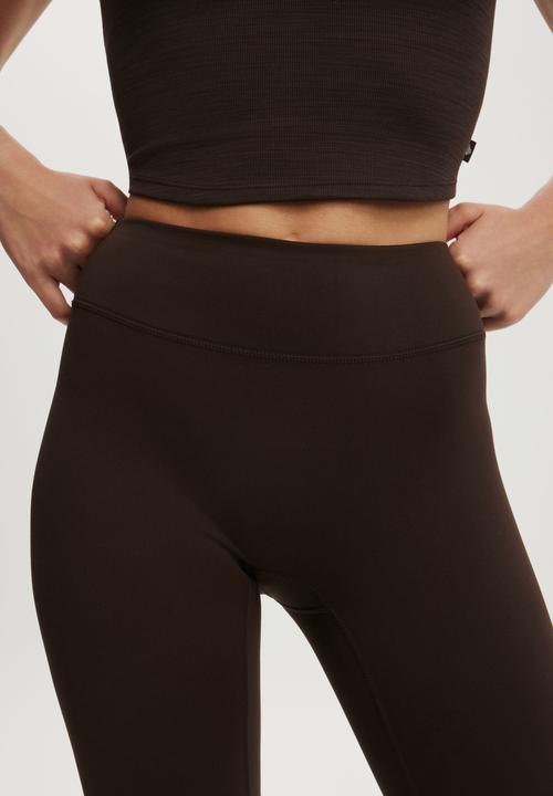 Cotton On - Ultra Soft Contour 7/8 Length Tight - French Roast