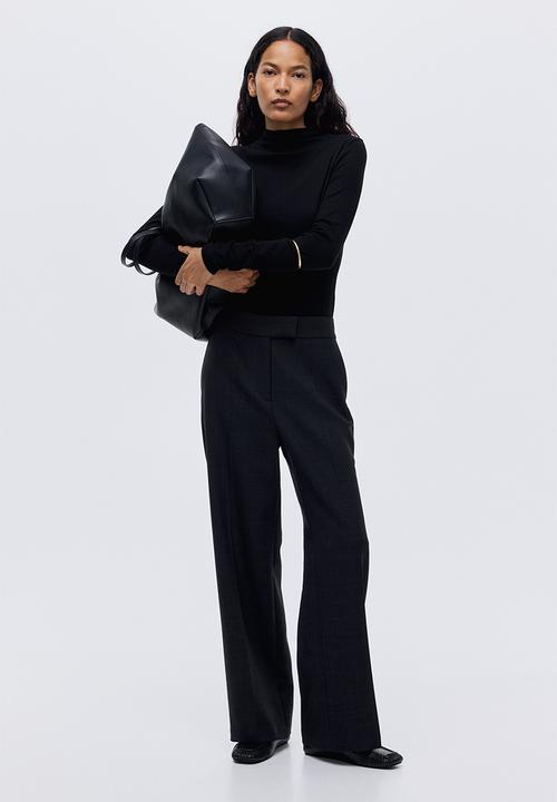 Turtleneck top - black - 1307934003.
