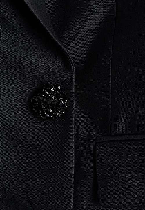 H&M - Double breasted blazer dress - black