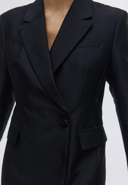 H&M - Double breasted blazer dress - black