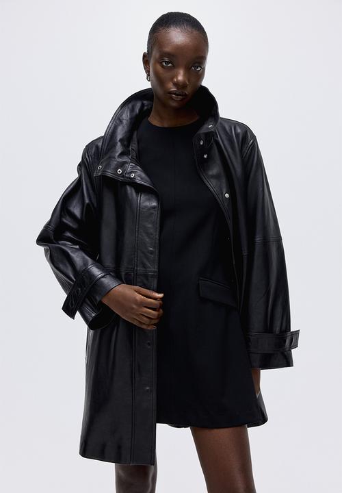 H&M - Shoulder-pad dress - black