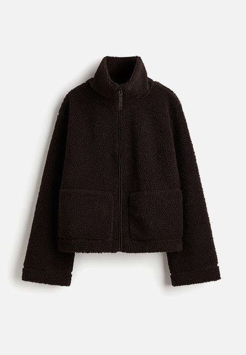 H&M - Teddy jacket - dark brown