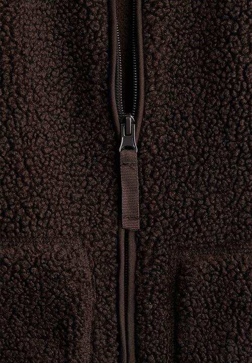 H&M - Teddy jacket - dark brown