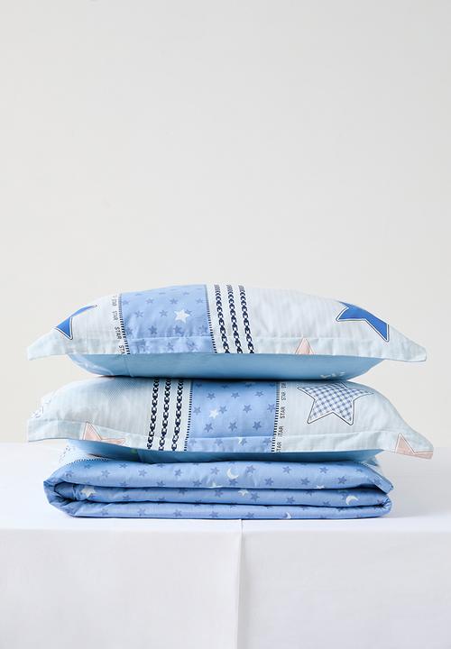 Pop Candy - 196TC printed duvet cover set - blue/multi