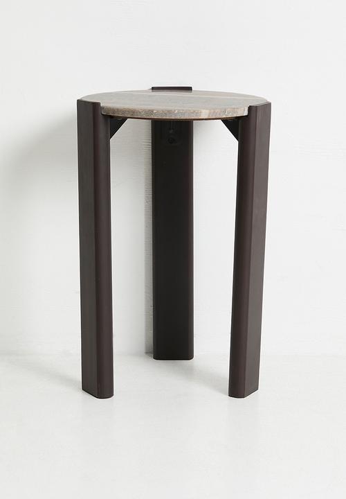 Oaklyn Side Table - Natural & Marble