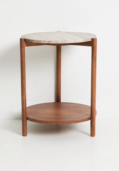 Sorella Side Table - Brown