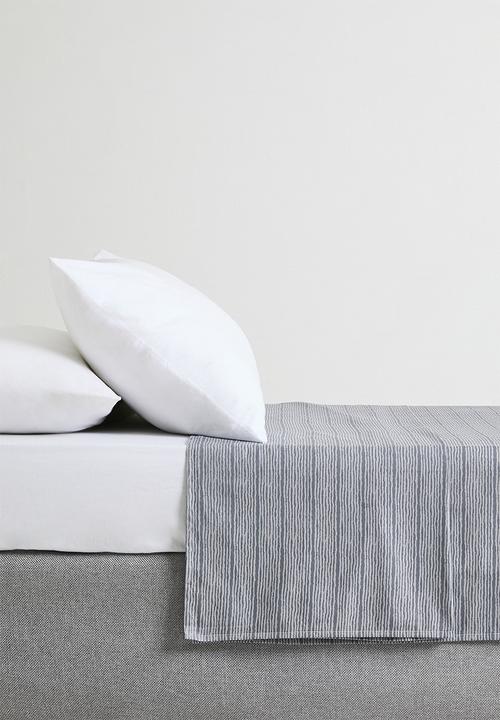 Pop Candy - 200TC striped duvet set - dark grey