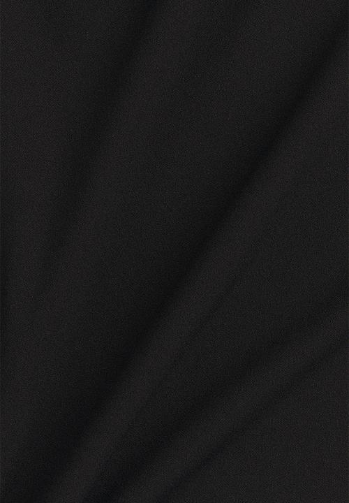 H&M - Wide jersey trousers - black