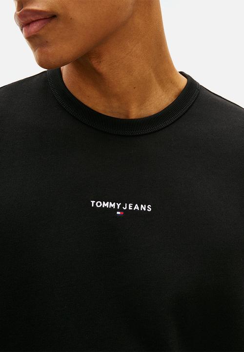 Tommy Hilfiger - Tjm Rlx Linear Logo Tee Ext - Black