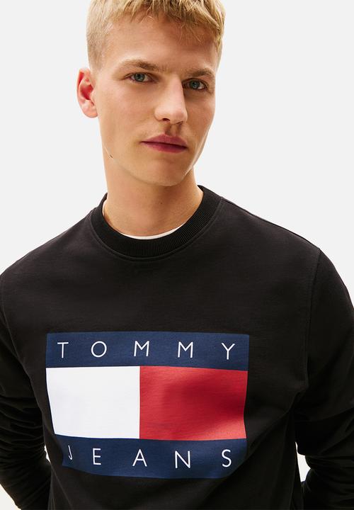 Tommy Hilfiger - Tjm Reg Big Flag Cneck - Black