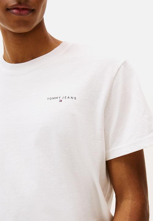 Tommy Hilfiger - Tjm Slim Linear Chest Tee Ext - Ecru