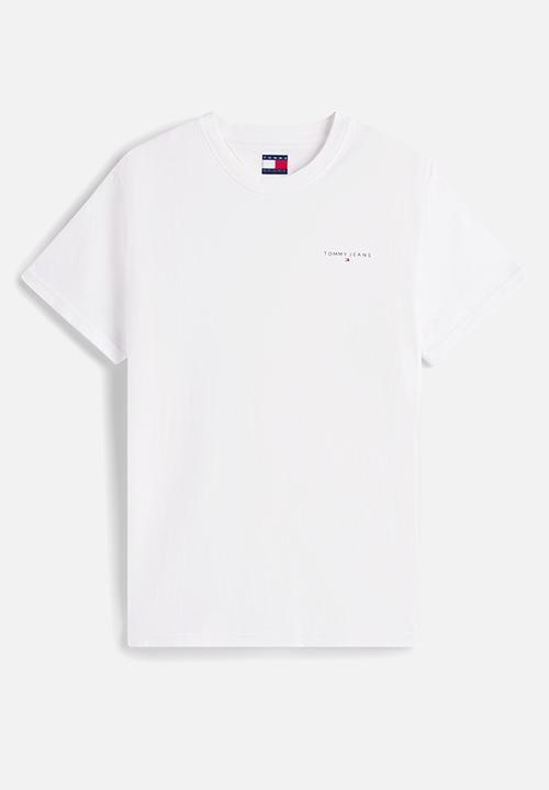 Tommy Hilfiger - Tjm Slim Linear Chest Tee Ext - Ecru