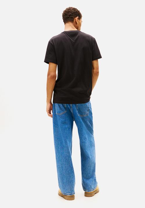Tommy Hilfiger - Tjm Reg Center Flag Ss Tee - Black