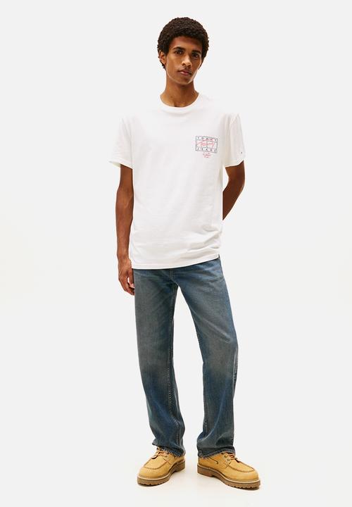 Tommy Hilfiger - Tjm Reg Sign Spray Ss T Ext - Ecru