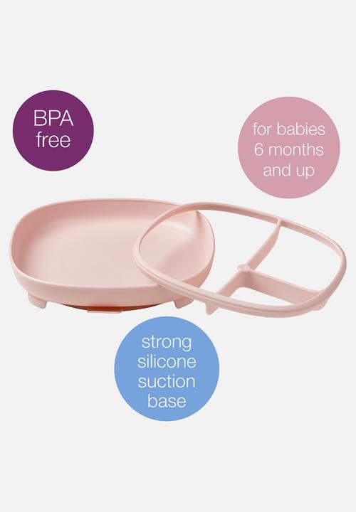 b.box - 2 In 1 Suction Plate - Blush
