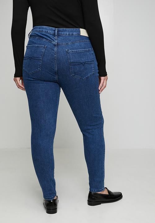 POLO - Plus wmn naomi skinny jean - medium wash