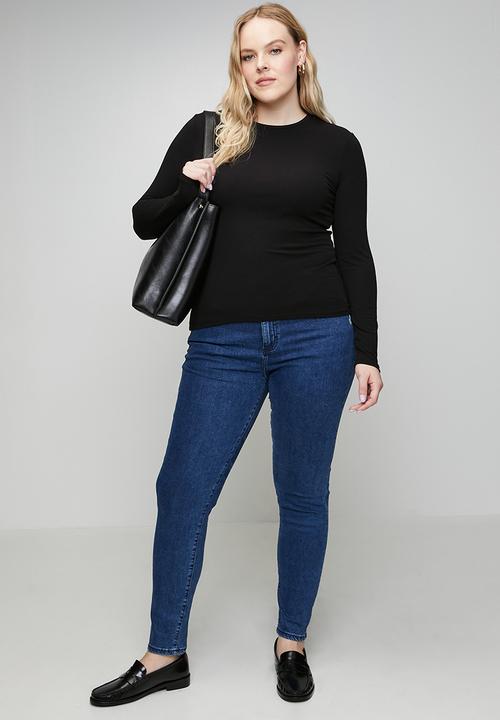 POLO - Plus wmn naomi skinny jean - medium wash
