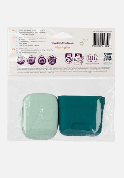 b.box - Silicone Snack Cups - Forest