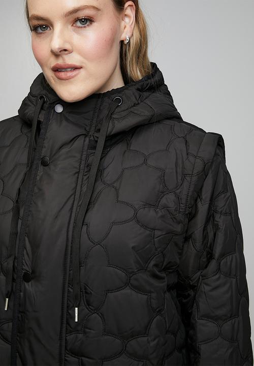 Me&B - Plus The Multiway Maxi Puffer - Black
