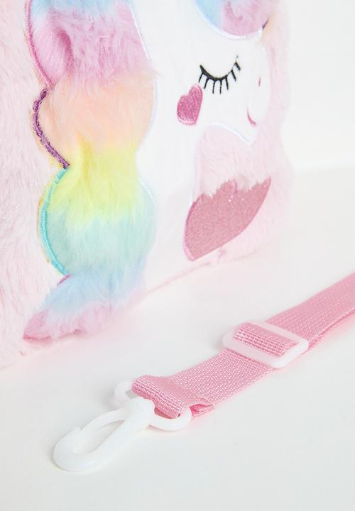 Pop Candy - Plush unicorn handbag - pink/multi