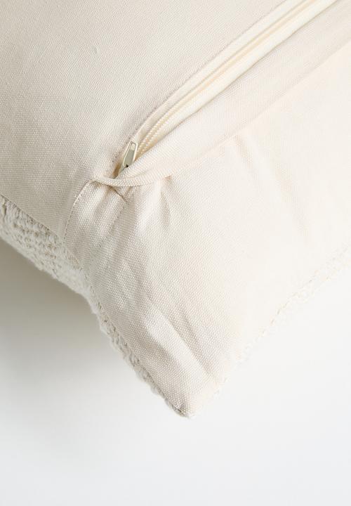 Sixth Floor - Jacquard Woven Cushion Cover - Ecru