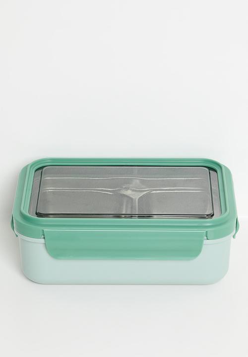 Pop Candy - Double latch lunchbox - green