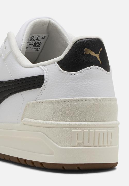 PUMA - Shuffle Downtown Lo Og Jr - Puma White-Puma Black-Vapor Gray