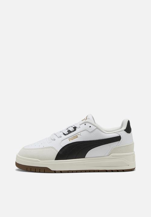 PUMA - Shuffle Downtown Lo Og Jr - Puma White-Puma Black-Vapor Gray
