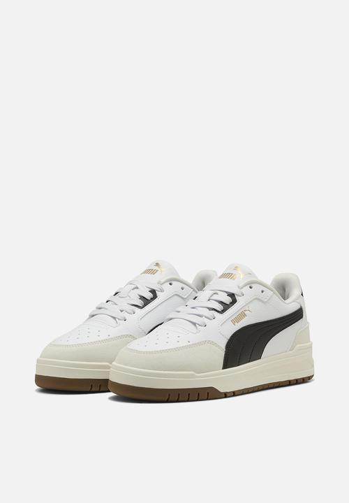 PUMA - Shuffle Downtown Lo Og Jr - Puma White-Puma Black-Vapor Gray