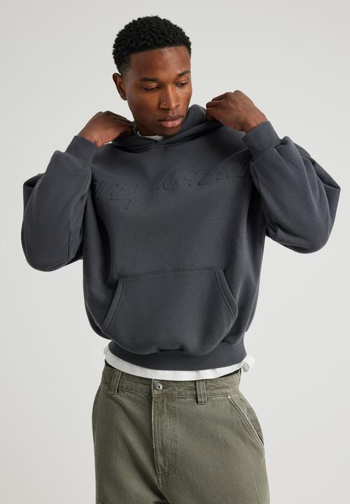 Factorie - Open Gallery Hoodie - Og Slate/Embossing
