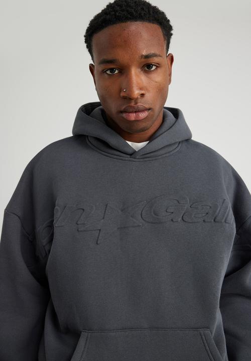 Factorie - Open Gallery Hoodie - Og Slate/Embossing