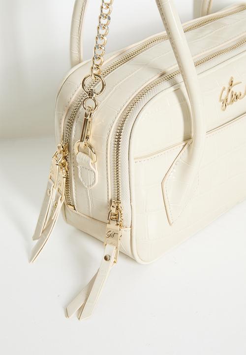 Steve Madden - Bfatale top handle bag - beige/gold