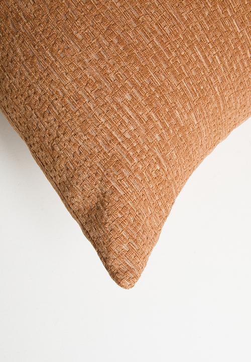 Sixth Floor - Stagger Scatter Cushion Cover - Rust