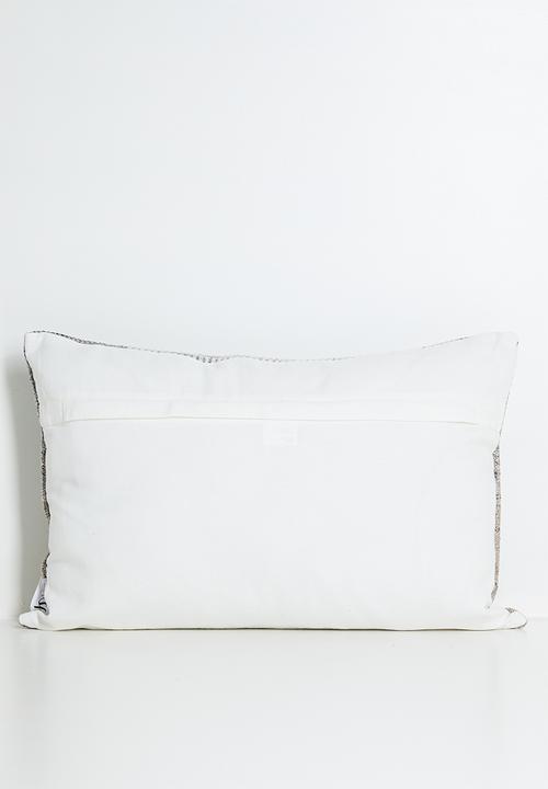 Sixth Floor - Contrast Stitching Woven Cushion Cover - Neutral