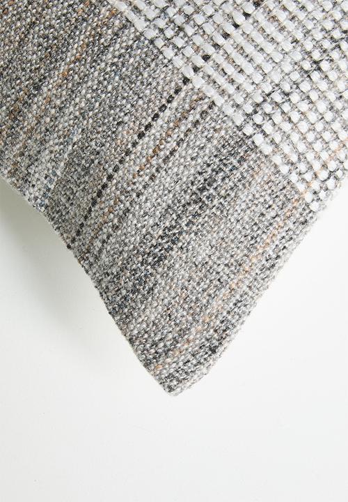 Sixth Floor - Contrast Stitching Woven Cushion Cover - Neutral
