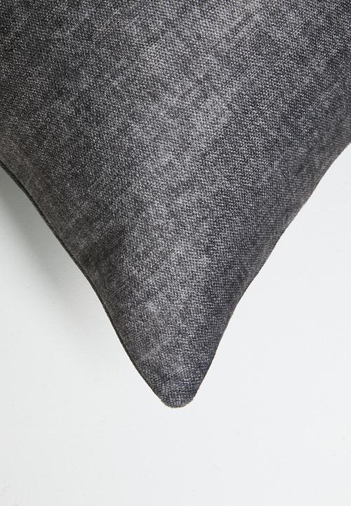 Sixth Floor - Flint Scatter Cushion Cover - Charcoal