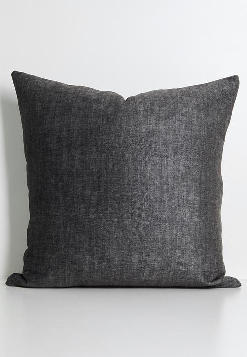 Flint Scatter Cushion Cover - Charcoal