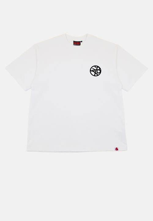 GALXBOY - COIN EMBROIDERY T-SHIRT - WHITE