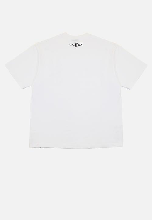 GALXBOY - HERITAGE T-SHIRT  - WHITE